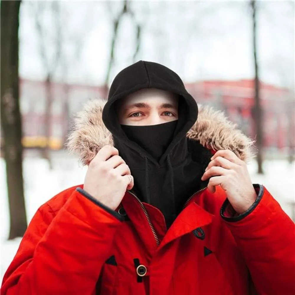 3 Pieces Balaclava Face Scarf Winter Windproof Fleece Ski Face Covering for Men